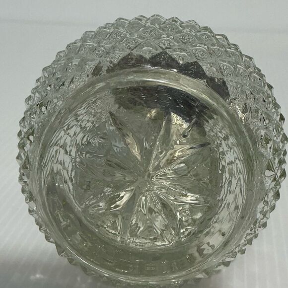Vintage Glass Sugar Shaker Diamond Point Dispenser 4.5” - Picture 3 of 6